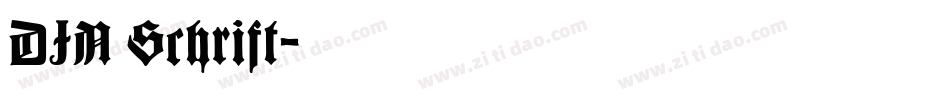 DIN Schrift字体转换